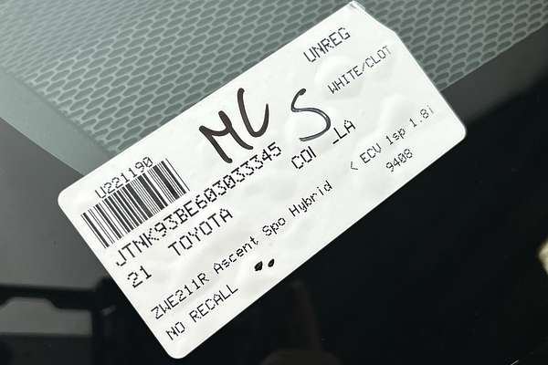 2021 Toyota Corolla Ascent Sport Hybrid ZWE211R thumb-23