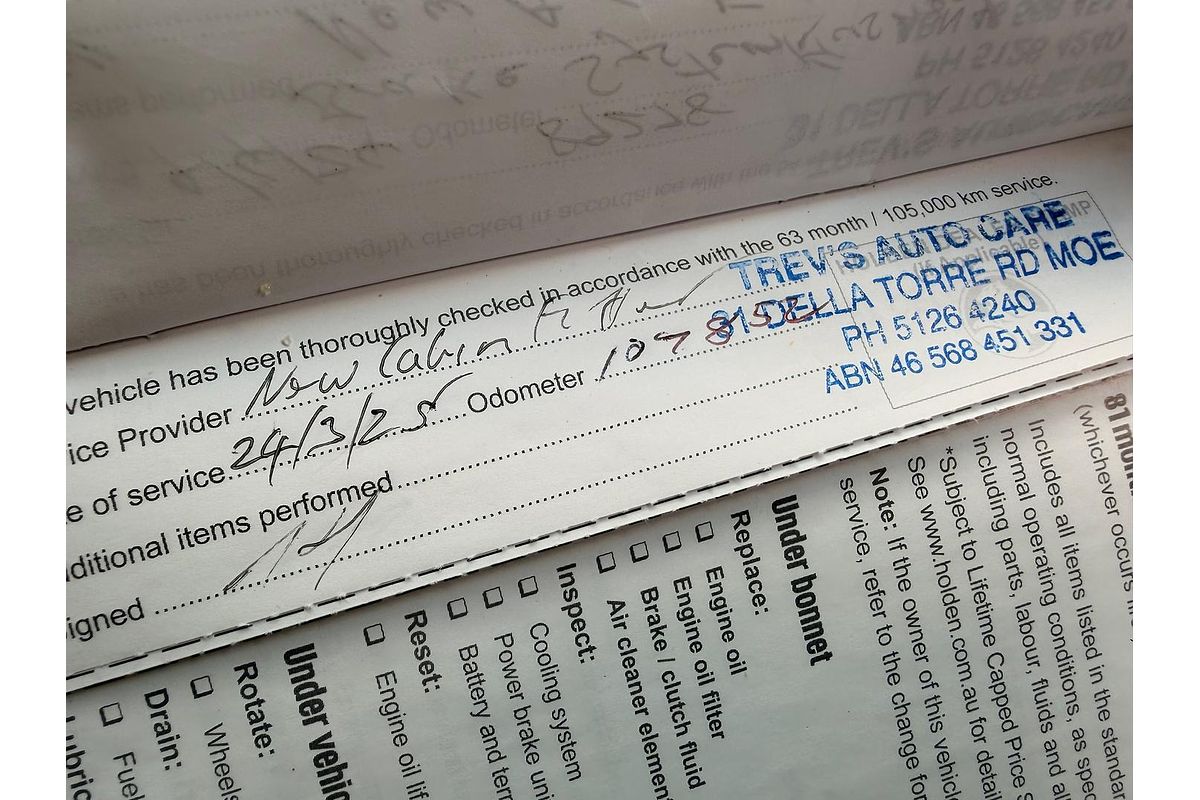 2016 Holden Trailblazer LTZ RG