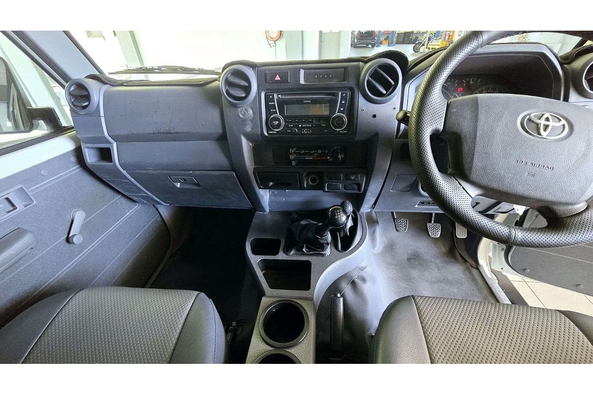 LANDCRUISER VDJ76R MY12 UPDATE WORKMATE (4x4) 4.5L DTV8 DIESEL TURBO F/INJ 5 SP MANUAL 4D WAGON 