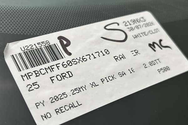 2025 Ford Ranger XL 4X4 2.0L thumb-22