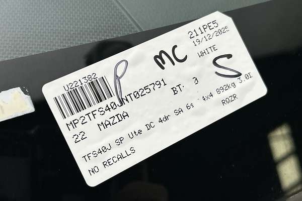 2022 Mazda BT-50 SP TF 4X4 thumb-23