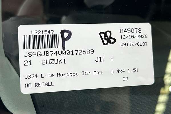 2021 Suzuki Jimny Lite GJ thumb-22