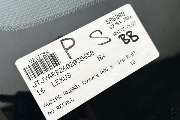 2016 Lexus NX NX200t Luxury AGZ10R thumb-23