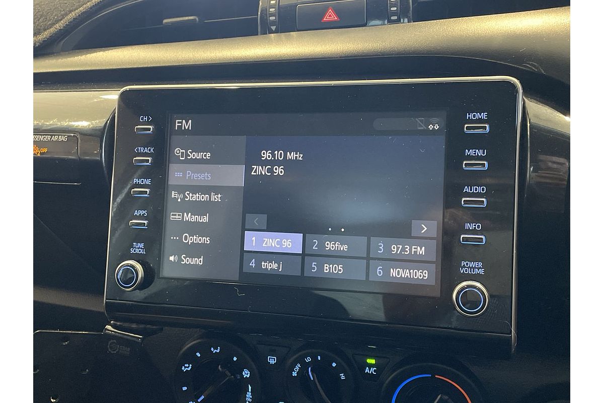 2021 Toyota Hilux Workmate TGN121R Rear Wheel Drive