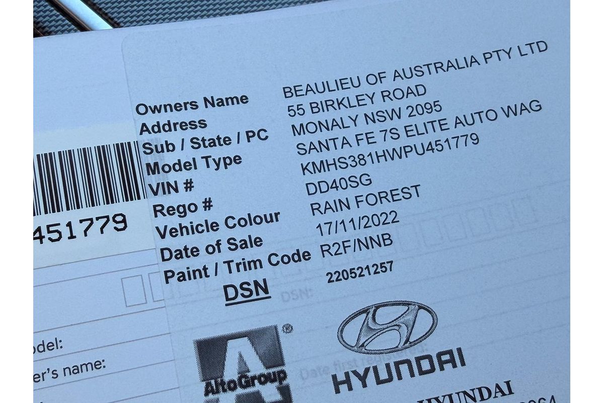 2022 Hyundai Santa Fe Elite TM.V4