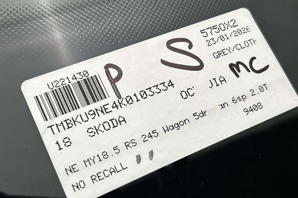 2018 SKODA Octavia RS 245 NE thumb-23