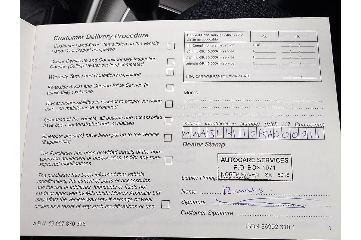 2018 Mitsubishi Triton GLS Premium MR 4X4