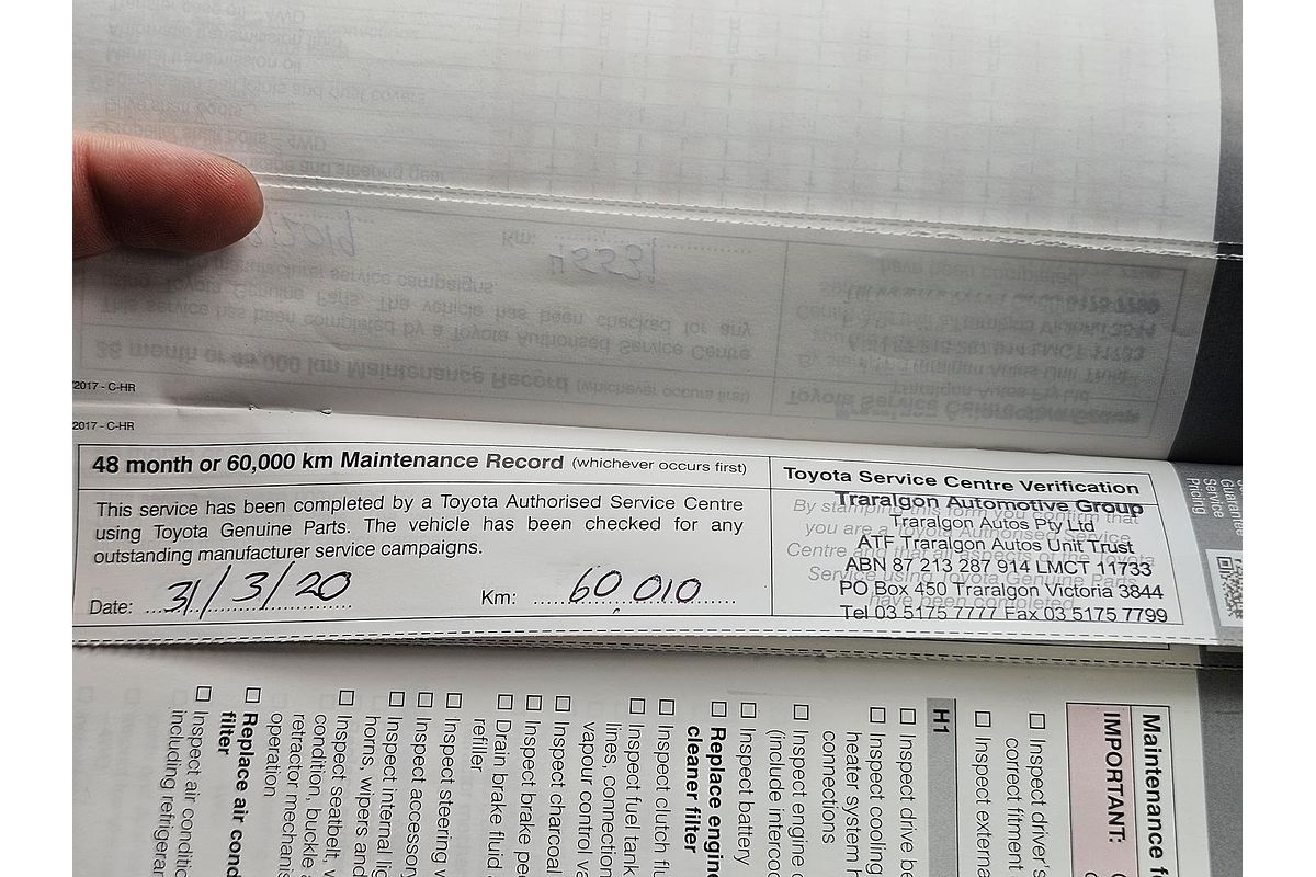 2017 Toyota C-HR Koba NGX10R