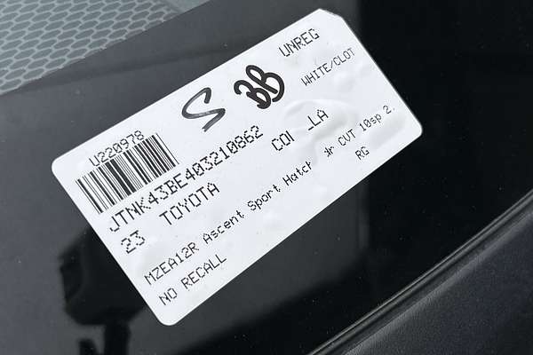 2023 Toyota Corolla Ascent Sport MZEA12R thumb-23