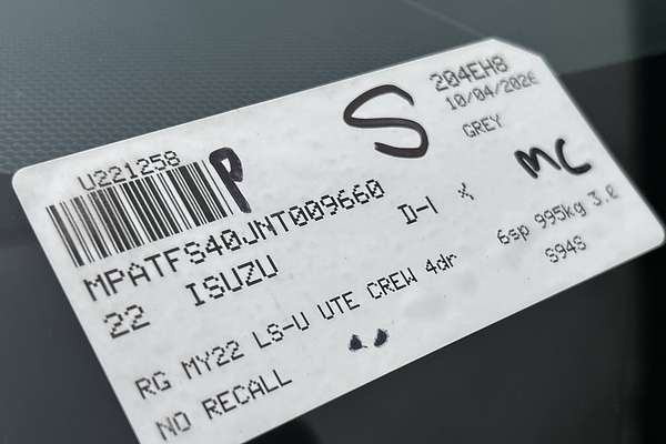 2022 Isuzu D-MAX LS-U 4X4 thumb-23