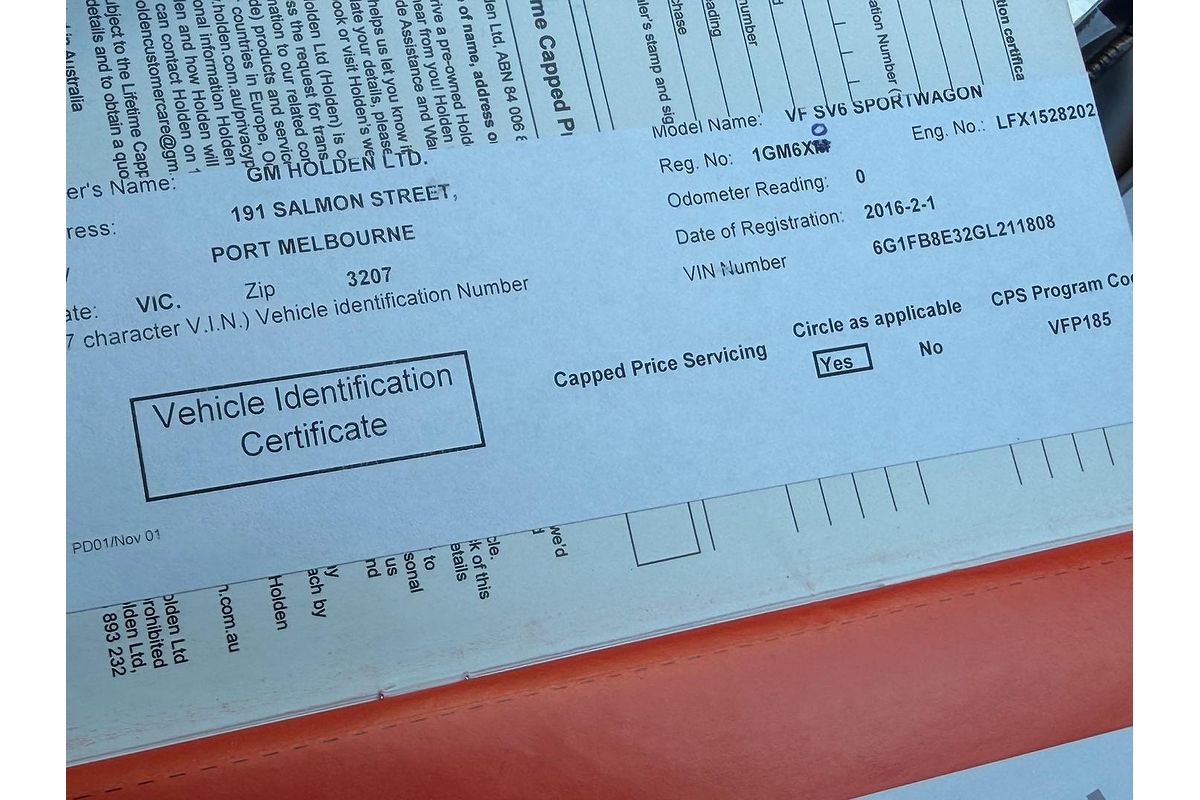 2015 Holden Commodore SV6 VF Series II