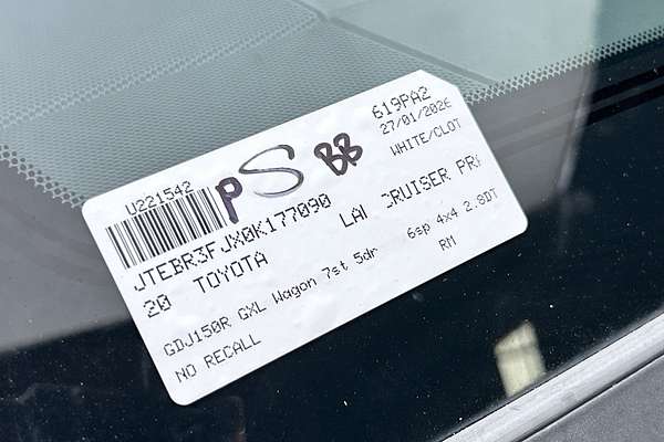 2020 Toyota Landcruiser Prado GXL GDJ150R thumb-23