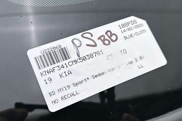 2019 Kia Cerato Sport+ BD thumb-23