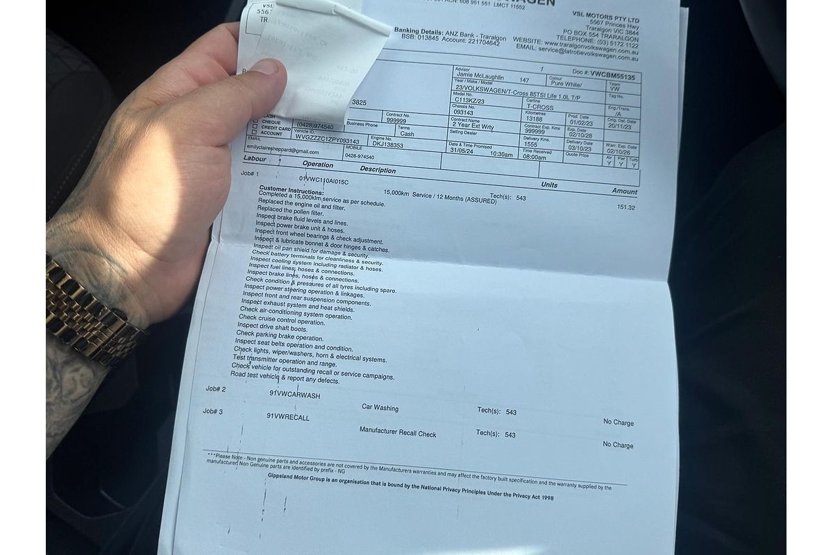 2023 Volkswagen T-Cross 85TSI Life C11