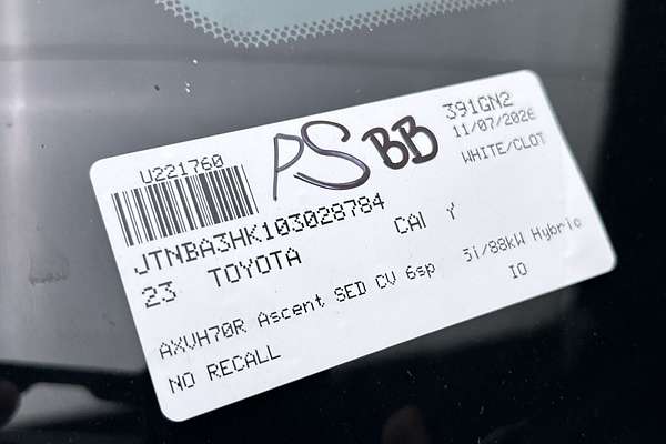 2023 Toyota Camry Ascent AXVH70R thumb-23