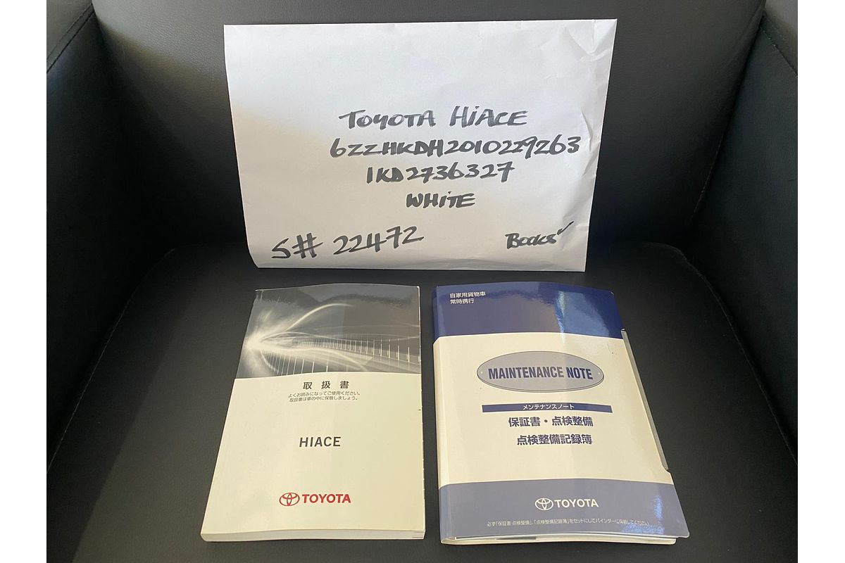 HIACE GDH300R LWB 3.0L DT4 TURBO CDI 6 SP AUTO SEQUENTIAL 5D VAN 