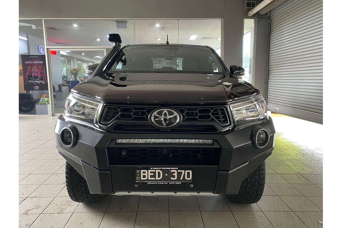 HILUX GUN126R MY19 RUGGED X (4x4) 2.8L DT4 DIESEL TURBO F/INJ 6 SP AUTOMATIC DOUBLE CAB P/UP 