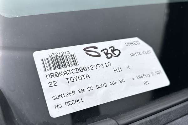 2022 Toyota Hilux SR GUN126R 4X4 thumb-23