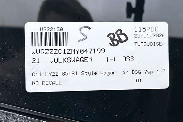 2021 Volkswagen T-Cross 85TSI Style C11 thumb-23