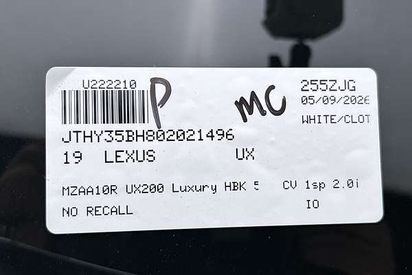 2019 Lexus UX UX200 Luxury MZAA10R thumb-23