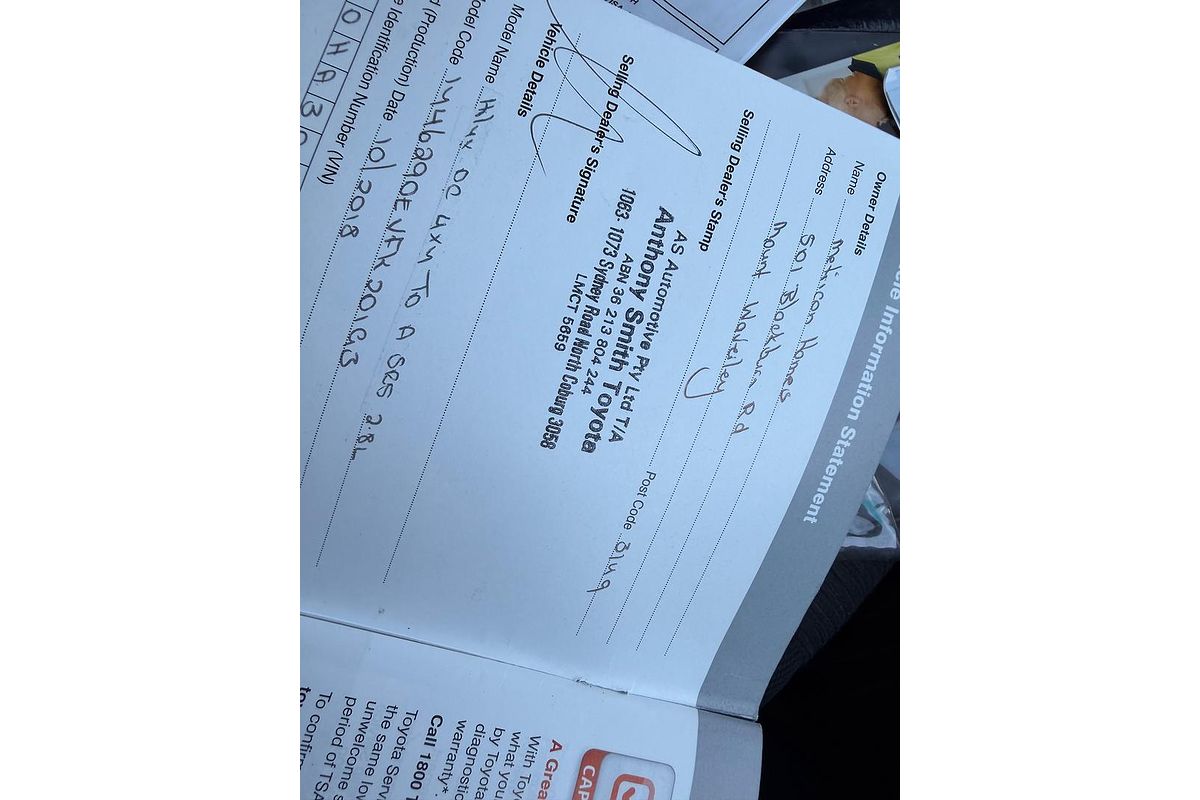 2018 Toyota Hilux SR5 GUN126R 4X4