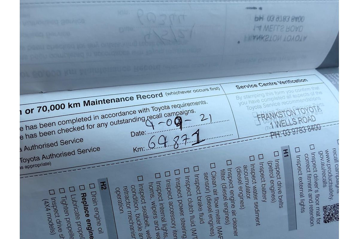 2018 Toyota Hilux SR5 GUN126R 4X4