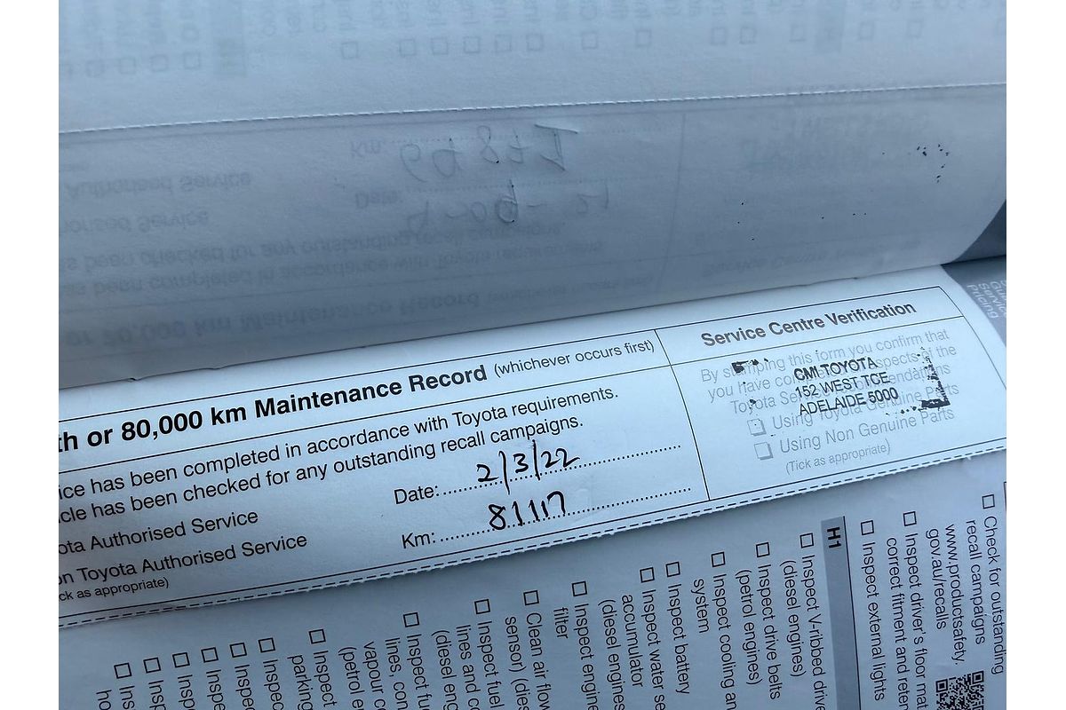 2018 Toyota Hilux SR5 GUN126R 4X4