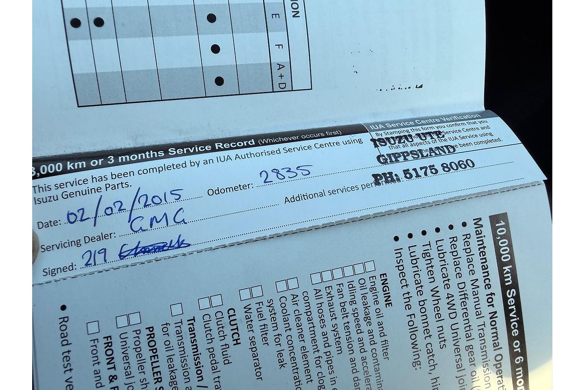 2014 Isuzu D-MAX LS-U 4X4