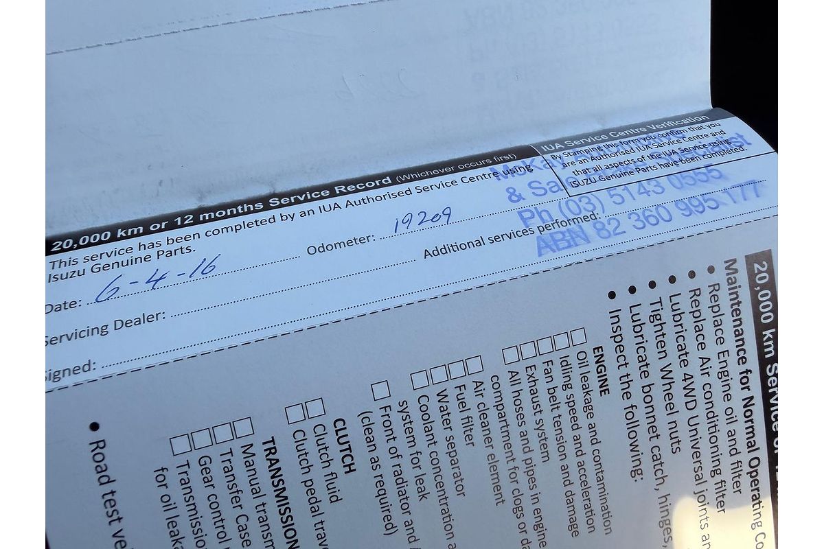 2014 Isuzu D-MAX LS-U 4X4