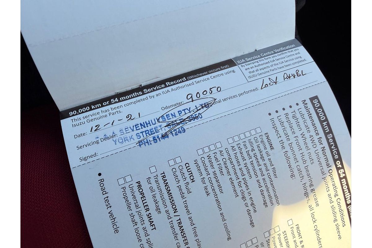 2014 Isuzu D-MAX LS-U 4X4