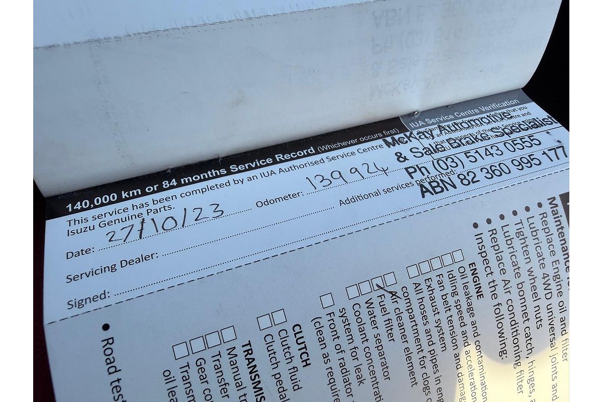 2014 Isuzu D-MAX LS-U 4X4