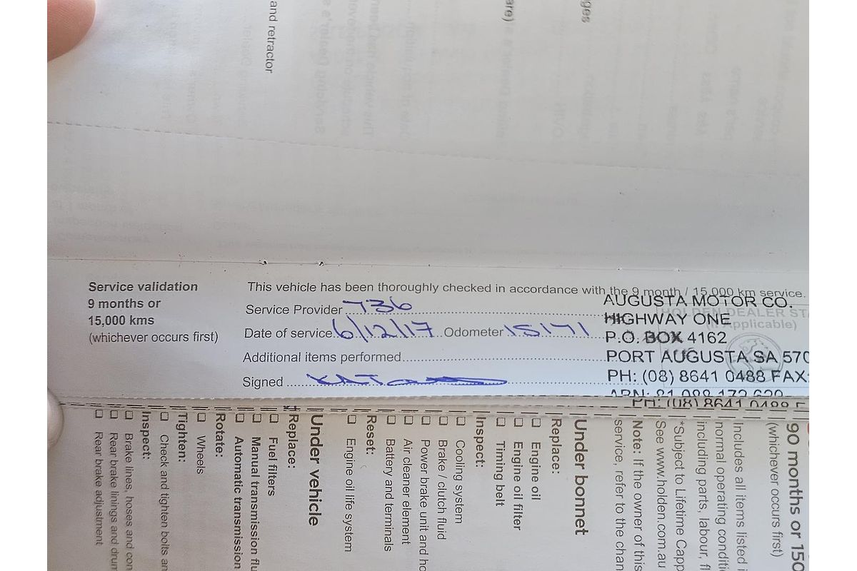 2017 Holden Colorado LS RG 4X4