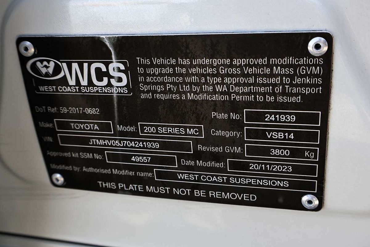 2017 Toyota Landcruiser Sahara VDJ200R