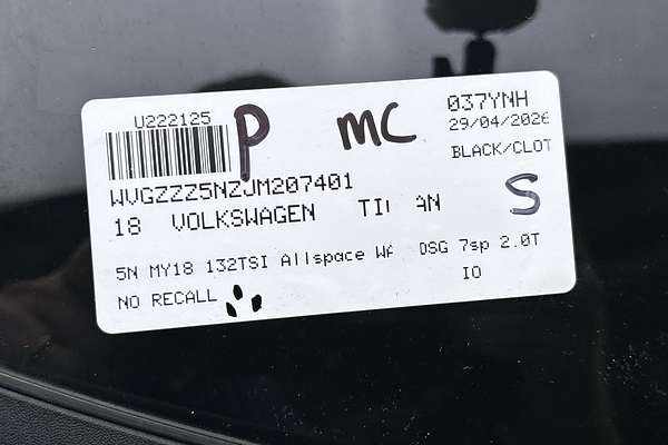 2018 Volkswagen Tiguan 132TSI Comfortline Allspace 5N thumb-23