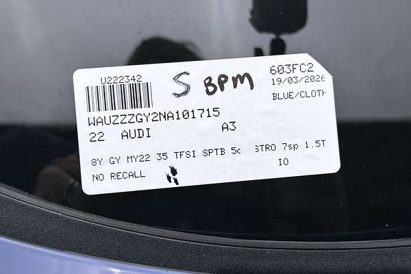 2022 Audi A3 35 TFSI GY thumb-23