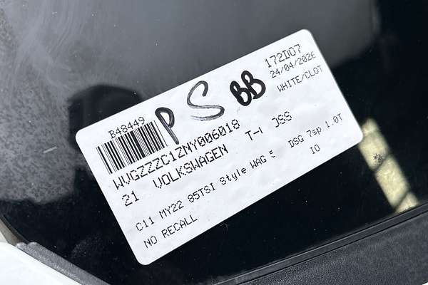 2021 Volkswagen T-Cross 85TSI Style C11 thumb-23