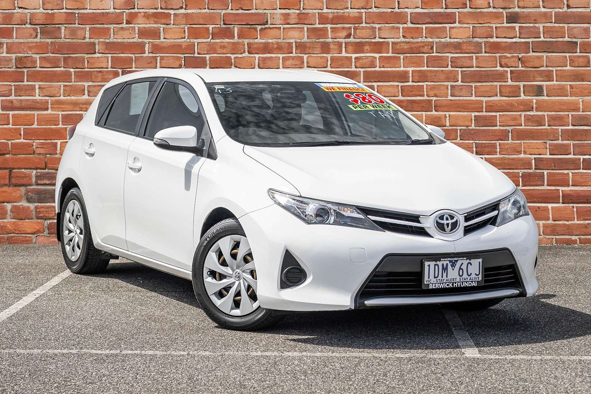 2013 Toyota Corolla Ascent ZRE182R