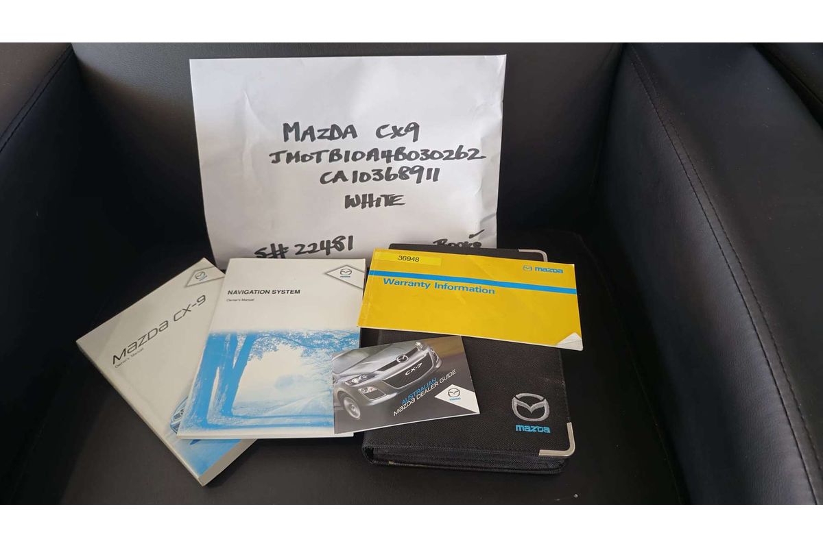 CX-9 10 UPGRADE GRAND TOURING 3.7L V6 MULTI POINT F/INJ 6 SP AUTO ACTIVEMATIC 4D WAGON 