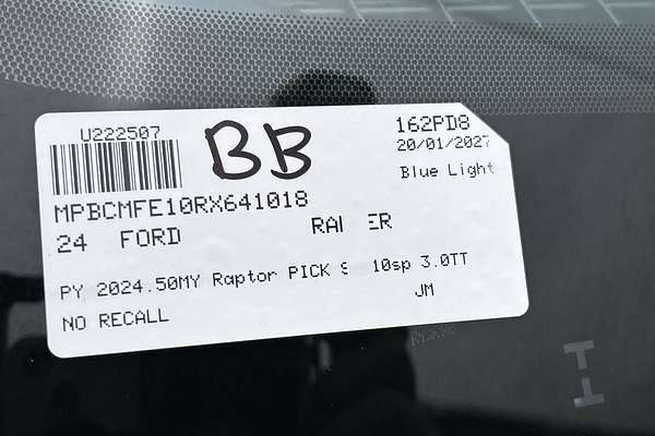 2024 Ford Ranger Raptor 4X4 3.0L thumb-23