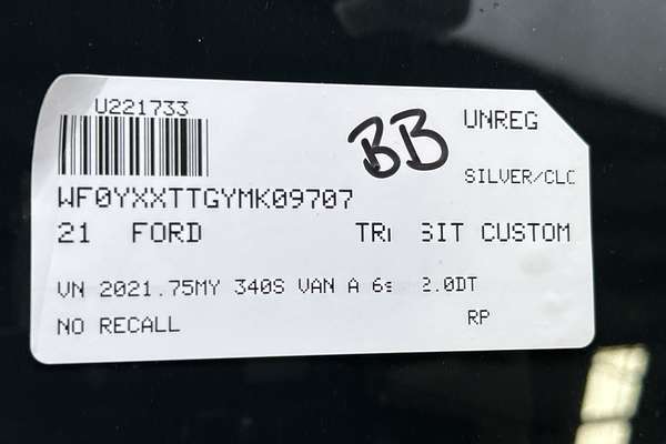 2021 Ford Transit Custom 340S VN SWB Low Roof thumb-23
