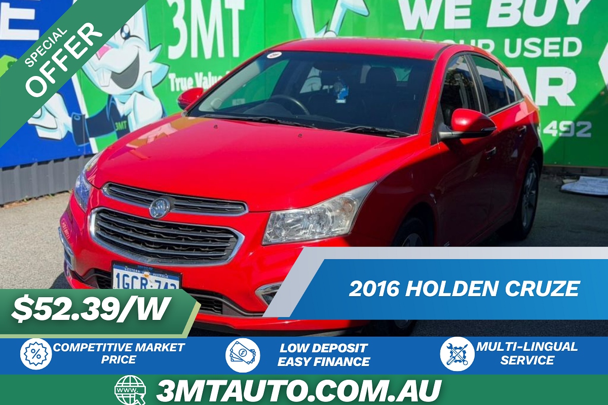 2016 Holden Cruze Z-Series JH Series II