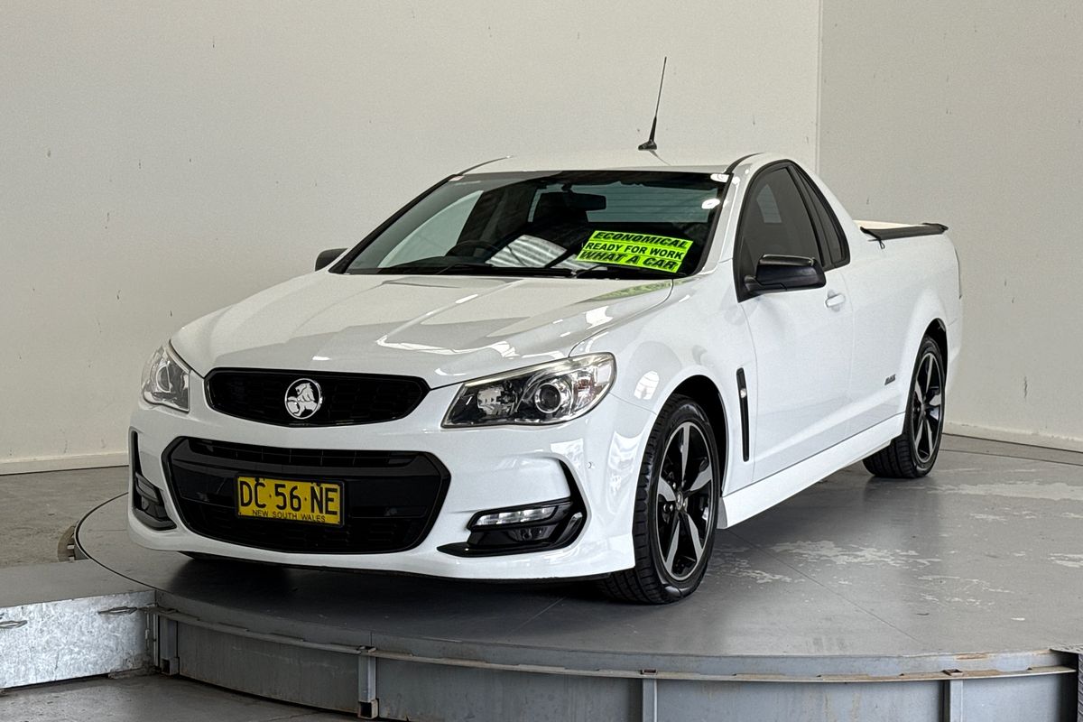 2016 Holden Ute SV6 Black VF Series II Rear Wheel Drive