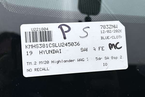2019 Hyundai Santa Fe Highlander TM.2 thumb-23
