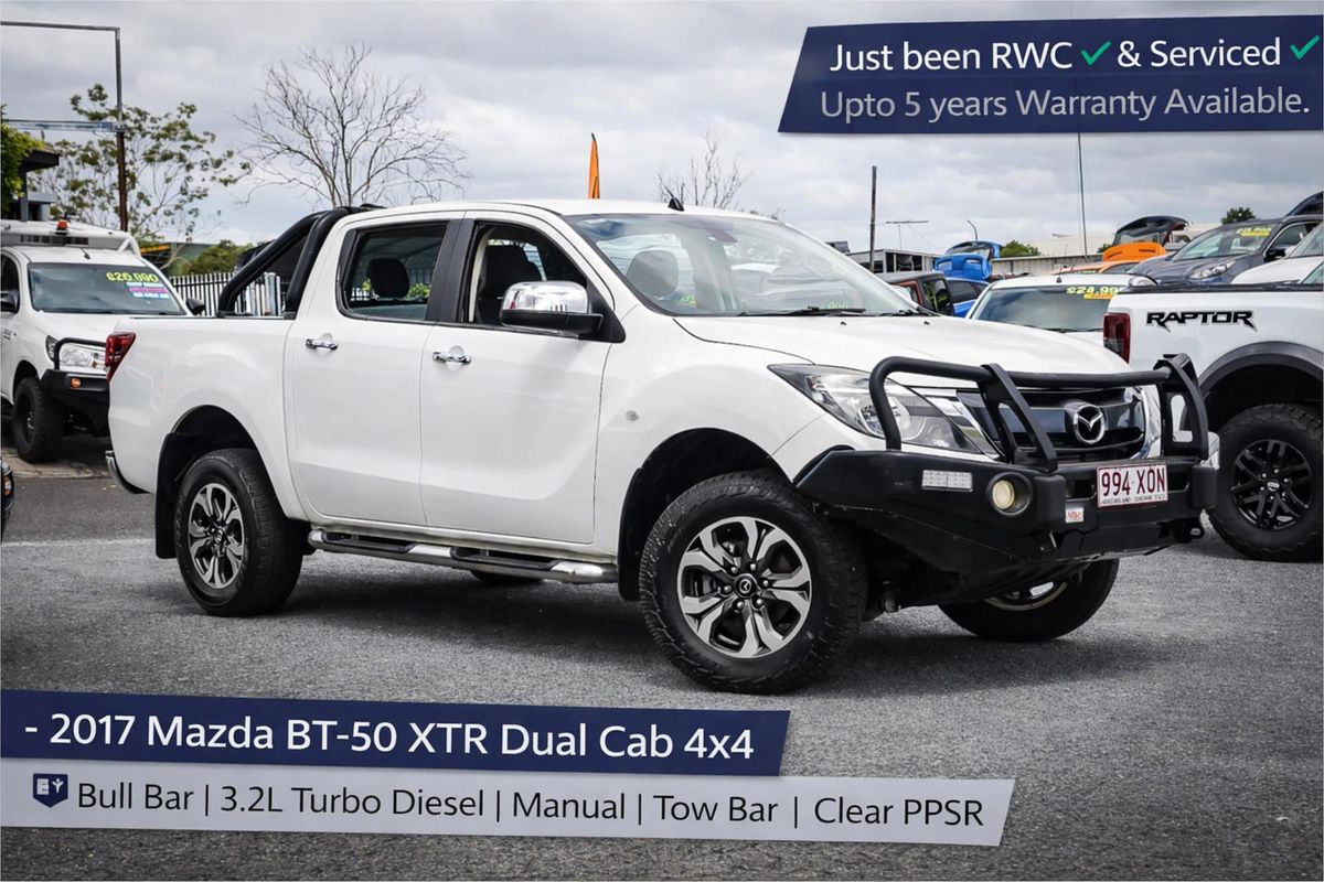 2017 Mazda BT-50 XTR UR 4X4
