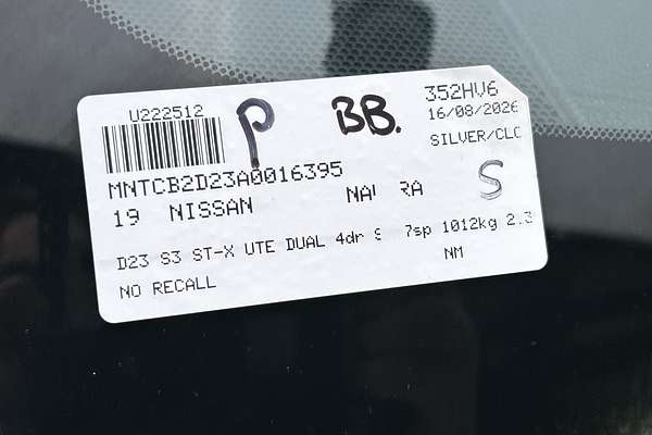 2019 Nissan Navara ST-X D23 Series 3 Rear Wheel Drive thumb-23