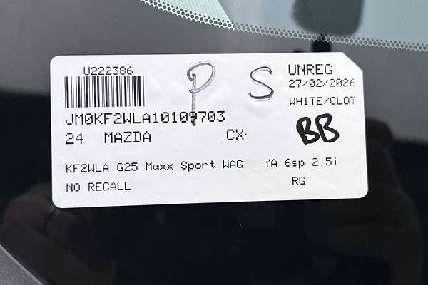 2024 Mazda CX-5 G25 Maxx Sport KF Series thumb-23