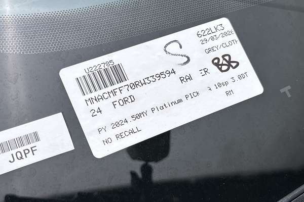 2024 Ford Ranger Platinum 4X4 3.0L thumb-23