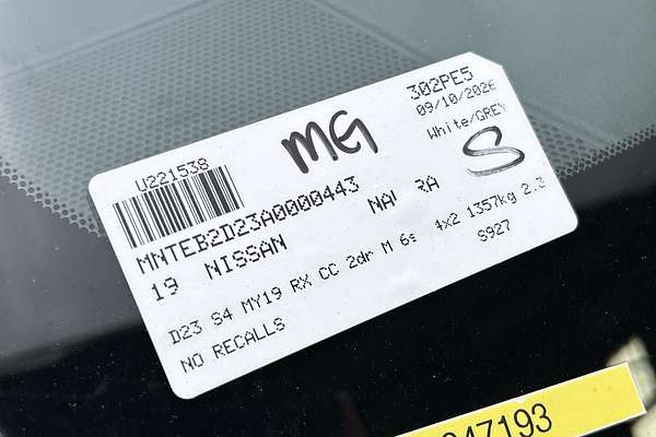 2019 Nissan Navara RX D23 Series 3 Rear Wheel Drive thumb-22