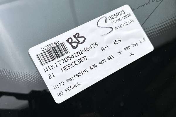 2021 Mercedes-Benz A-Class A35 AMG V177 thumb-23