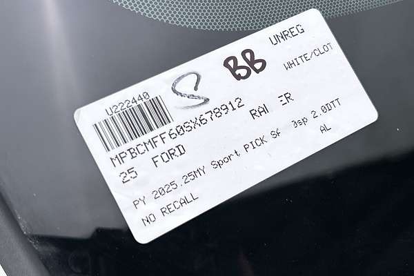 2025 Ford Ranger Sport 4X4 2.0L thumb-23